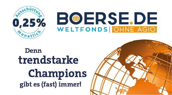 Denn die Welt wird immer digitaler! - boerse.de-Weltfonds