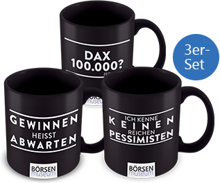 Kaffeetasse Dreier-Set