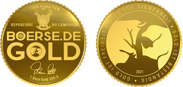 boerse.de-Goldmünze