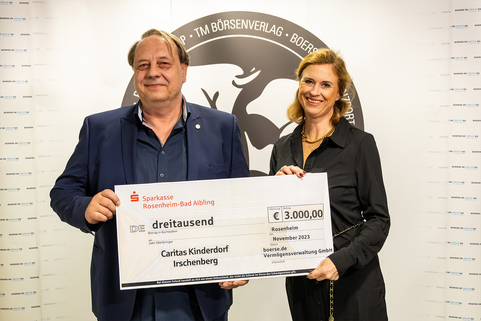 3.000 Euro für das Caritas Kinderdorf Irschenberg 2023